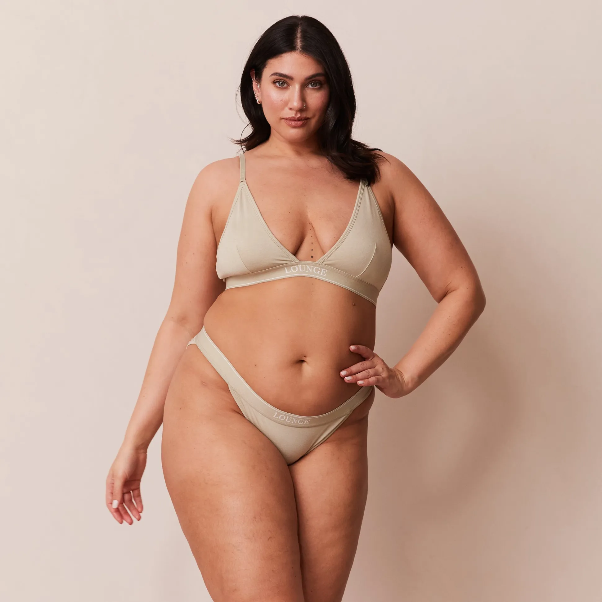 Bamboo Minimal Triangle Bra