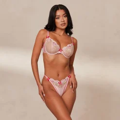 Bloom Embroidered Balcony Bra