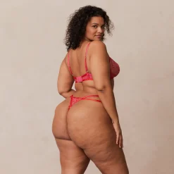 Blush Embroidered G-String