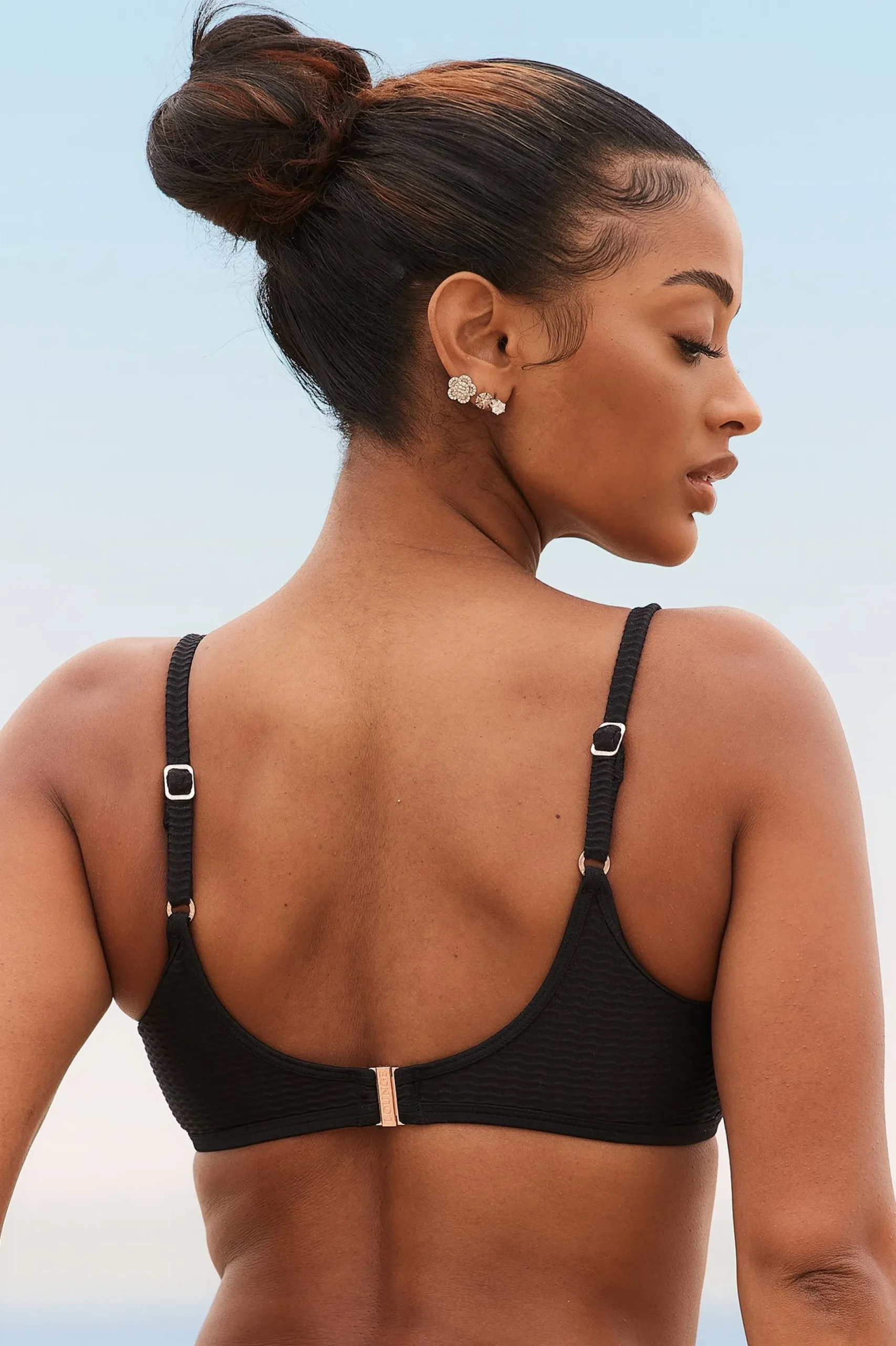 Cali Textured Bikini Top