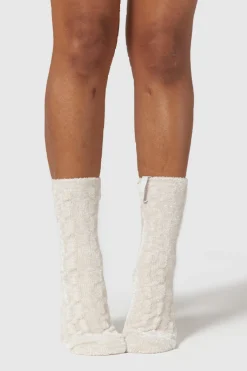 Chenille Knitted Socks