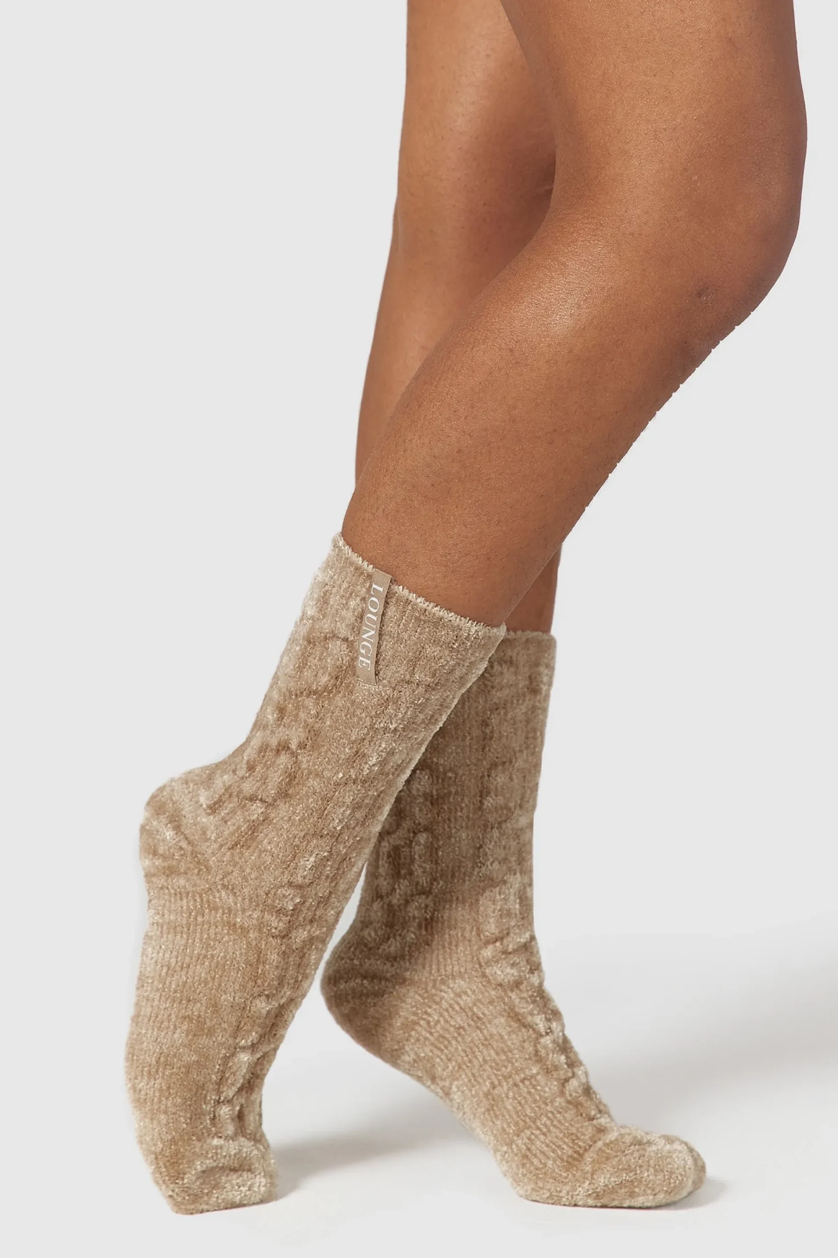 Chenille Knitted Socks