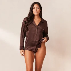 Classic Satin Pyjama Shirt
