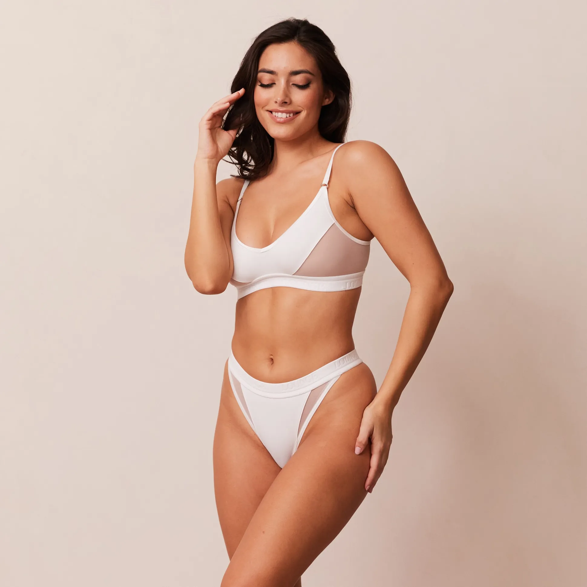 Contour Mesh Bra