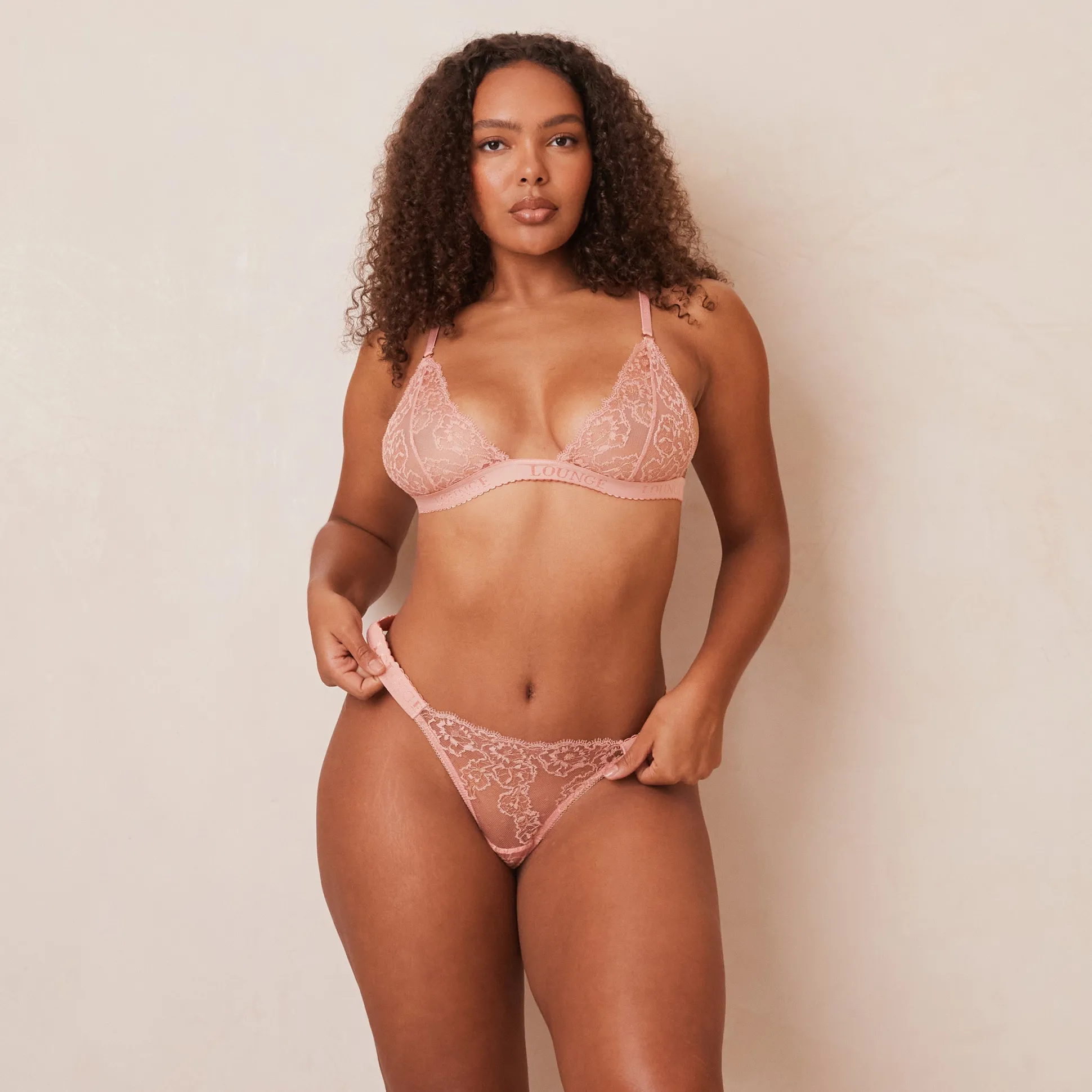 Embroidered Triangle Bra