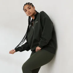 Essential Oversized Quarter Zip Jumper