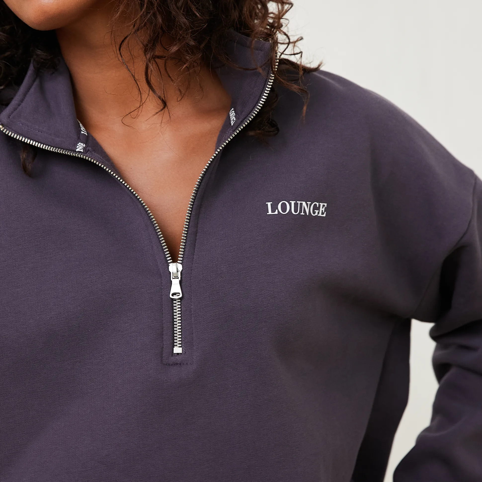 Essential Oversized Quarter Zip Jumper