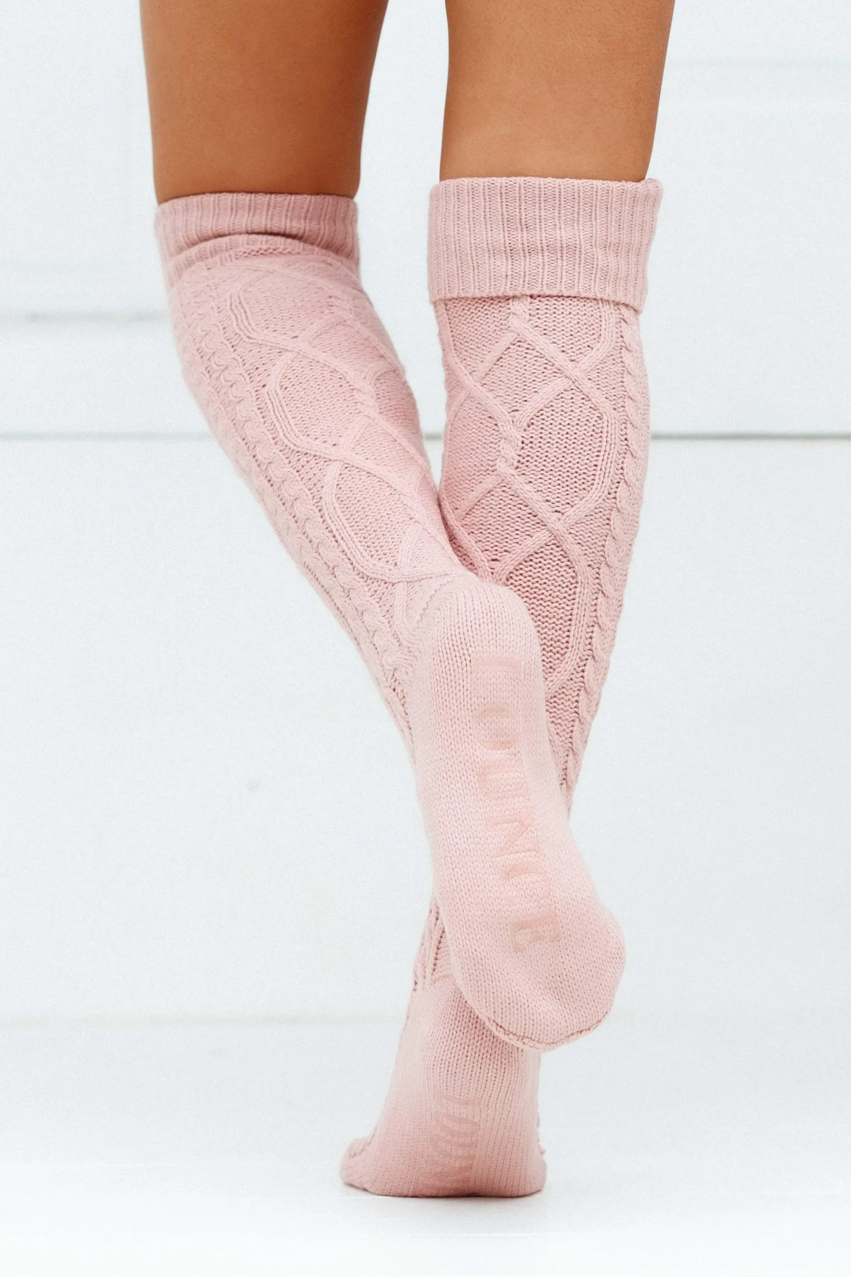 Knee-High Cosy Knitted Socks