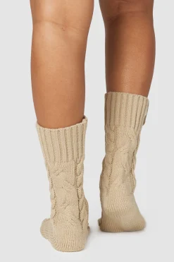 Knee-High Cosy Knitted Socks