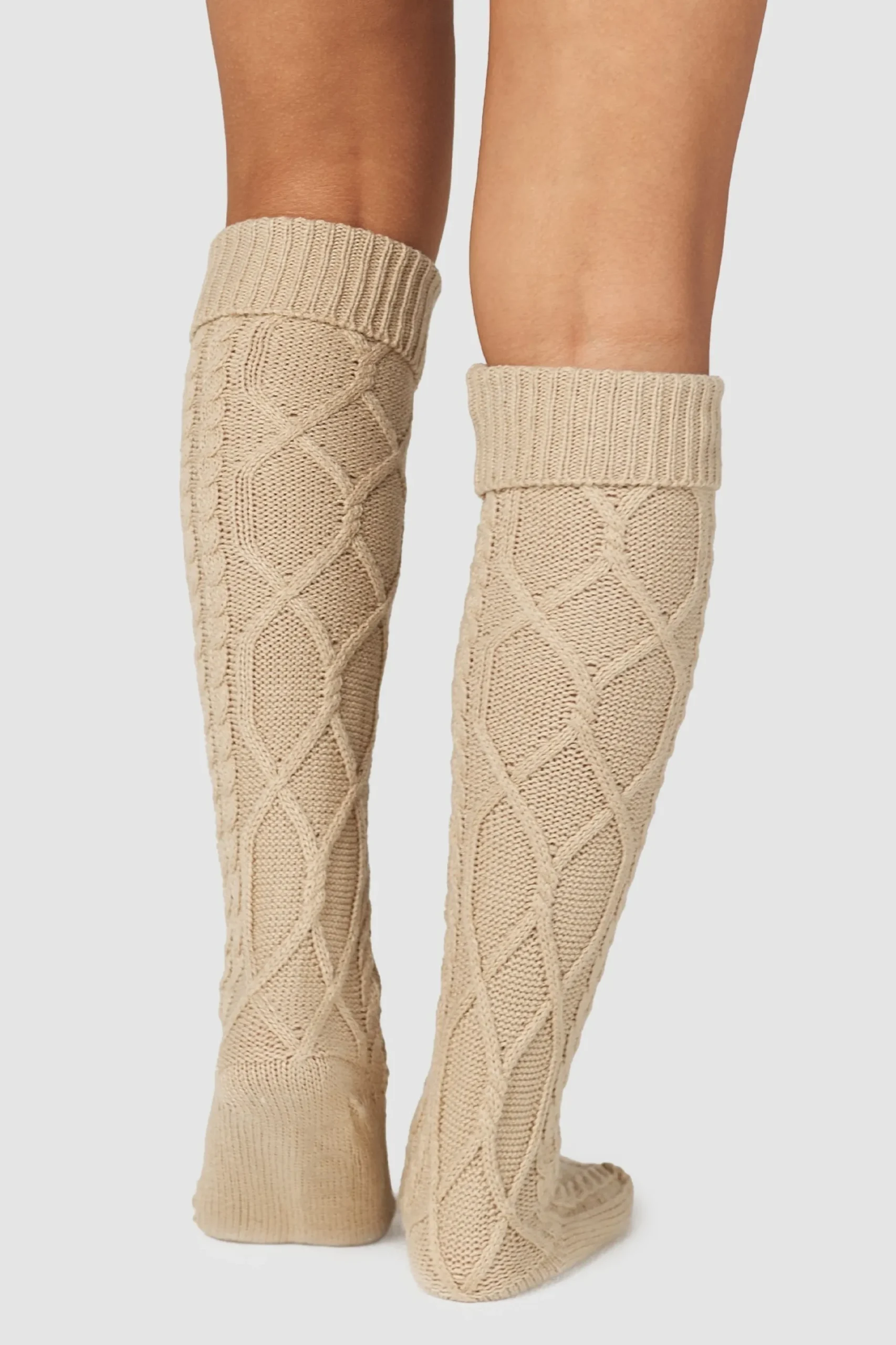Knee-High Cosy Knitted Socks