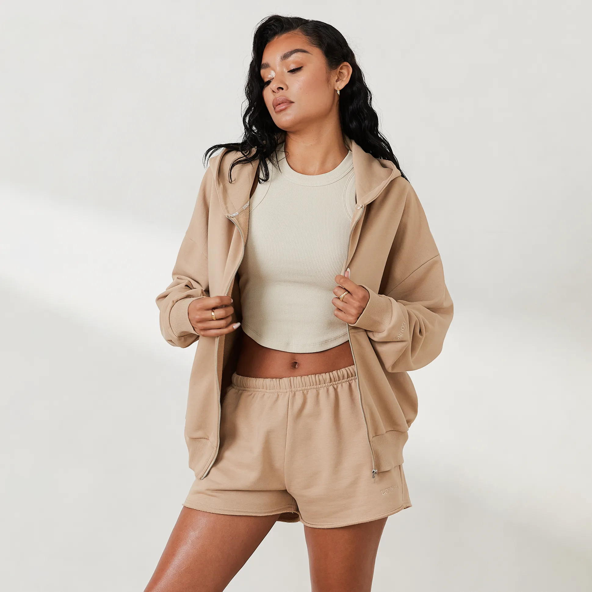 Oversized Zip Up Hoodie X Jess Hunt