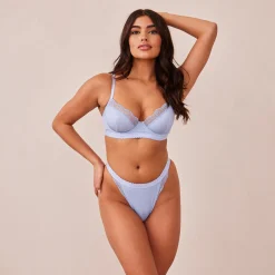 Ribbed Balcony Bra