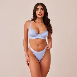 Ribbed Balcony Bra