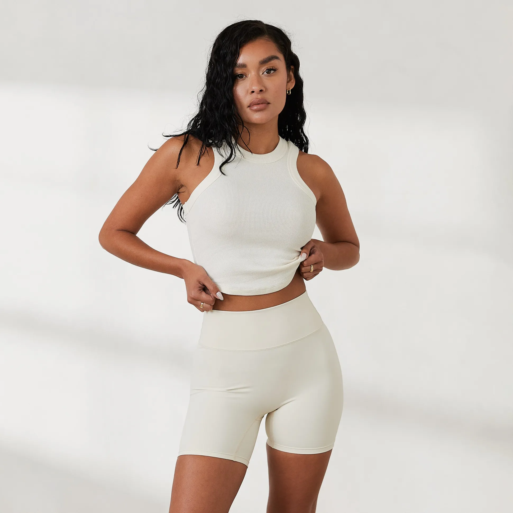 Ribbed Racerback Top X Jess Hunt
