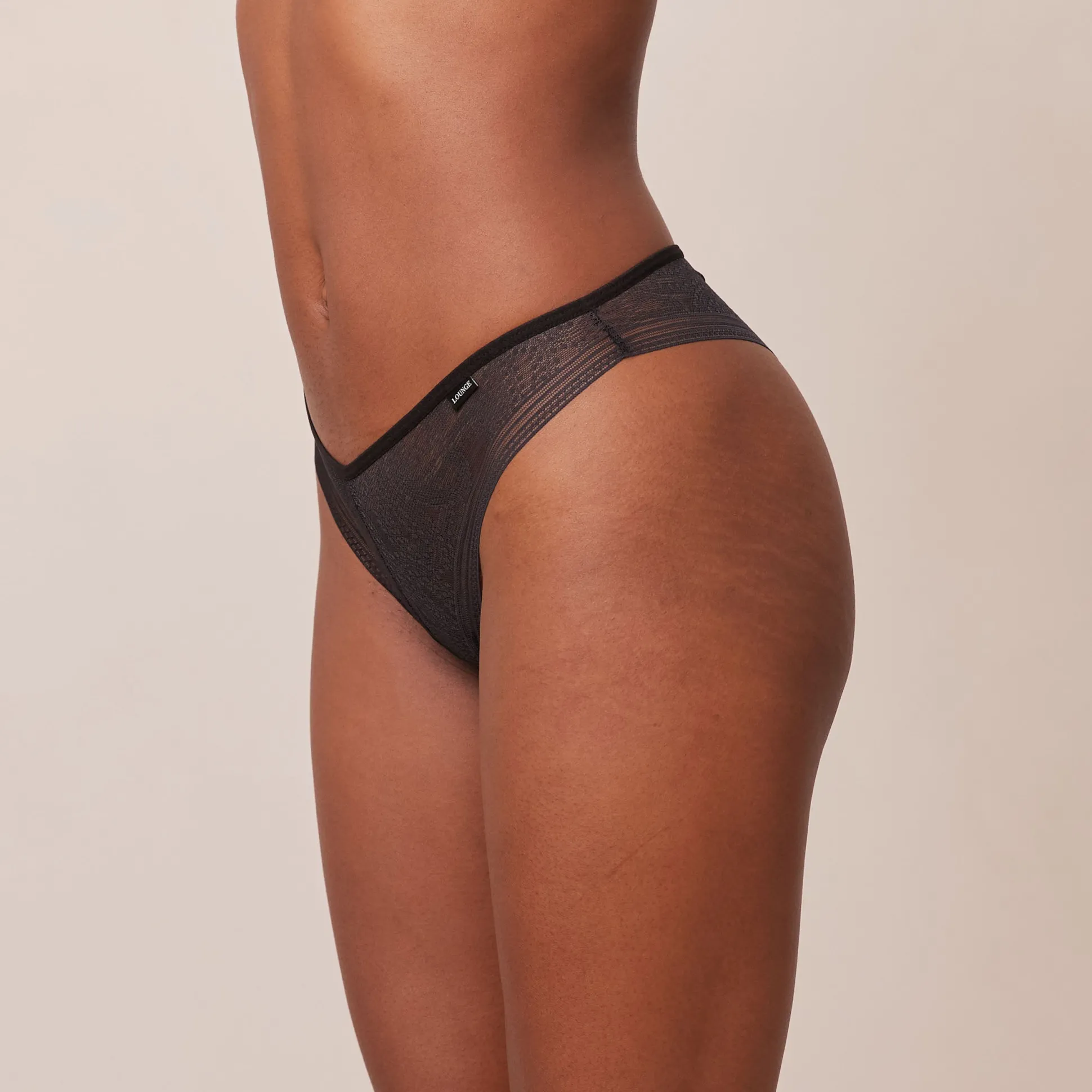 Seamless Lace Cheeky Briefs