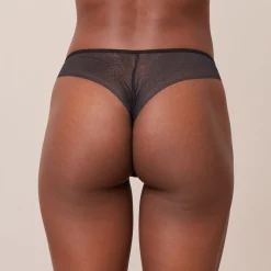 Seamless Lace Thong