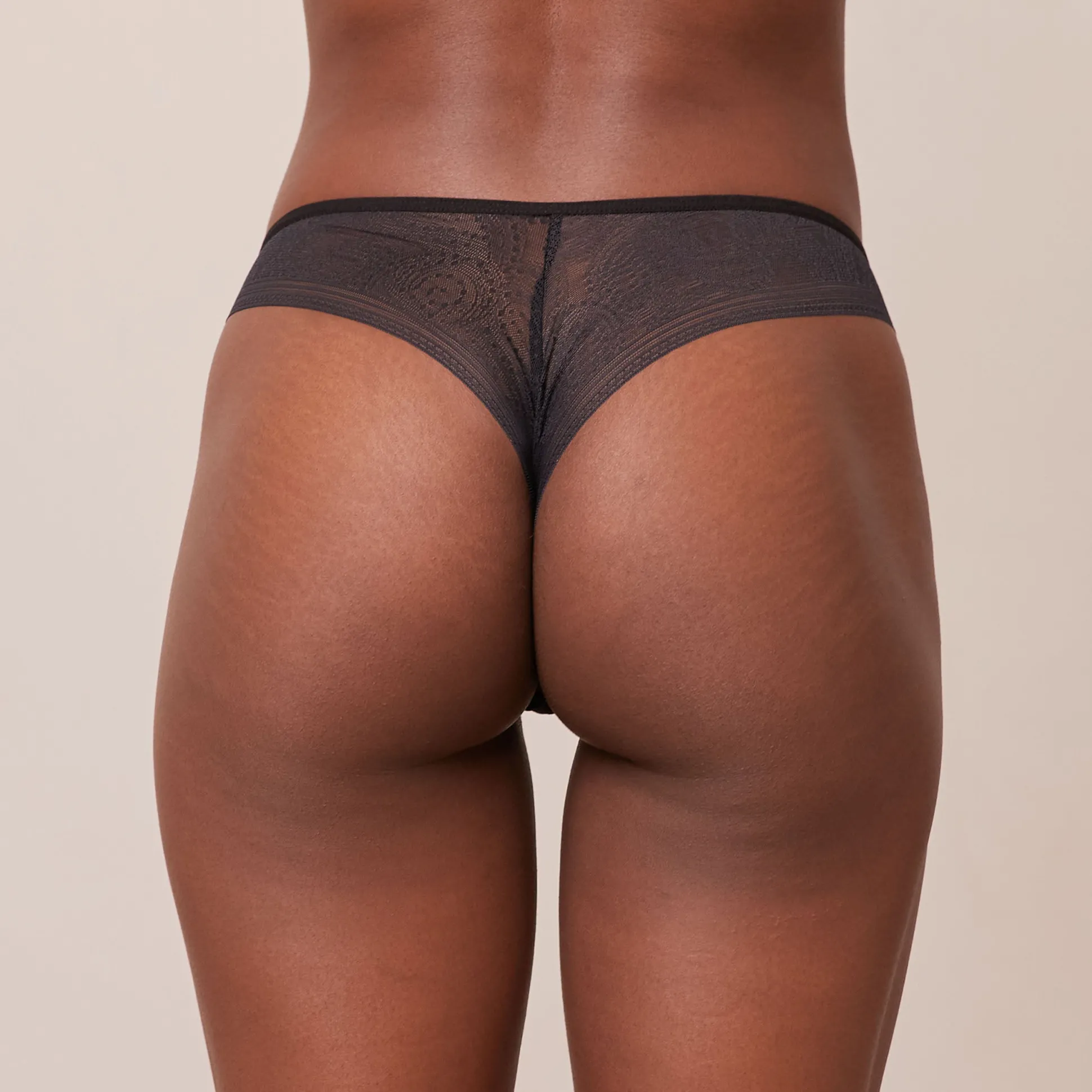 Seamless Lace Thong