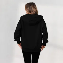 Signature Oversized Zip Up Hoodie