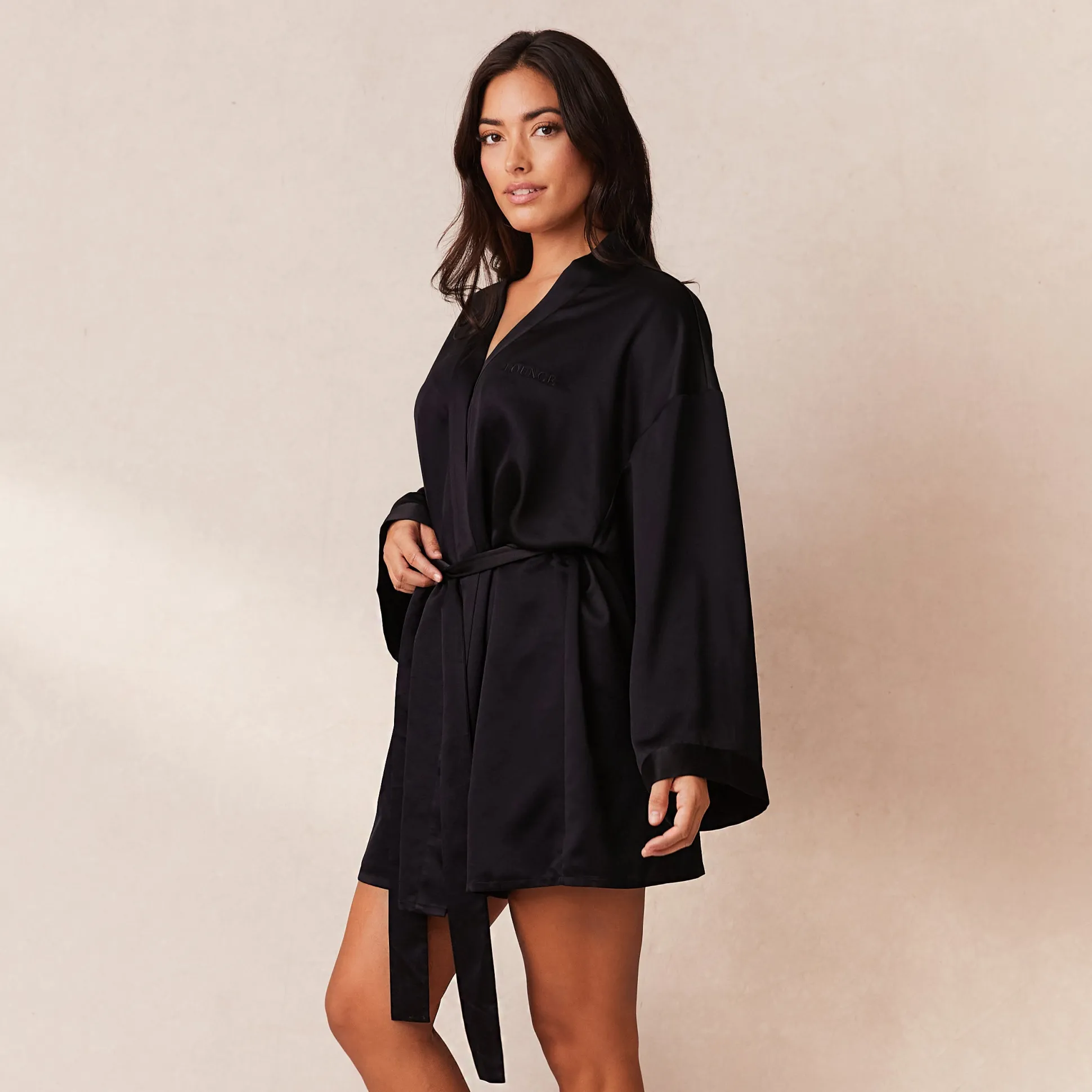 Signature Satin Robe
