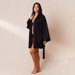 Signature Satin Robe